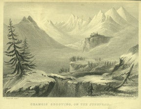 Item #59-0442 Chamois shooting: On the Jungfrau. George Tattersall