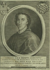 Franceschini, V. after Nelli - Portrait of Cardinal Carlo Maria Marini, Obit. 1745