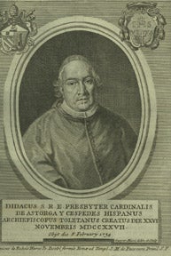 Item #59-0499 Portrait of Cardinal Diego de Astorga y Cépedes, Archbishop of Toledo, Spain, obit. 1734. Gaspar Massi.