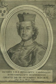 Item #59-0502 Portrait of Cardinal Giacomo Boncompagni, Archbisop of Bologna, obit. 1731. N....