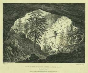 Item #59-0555 View of the Interior of the Fairie's Grotto: Canton of Vaud. Agostino Aglio