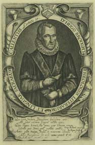 Item #59-0622 Hugh Broughton, Divine and Rabbinical Scholar, obit 1612. John Payne