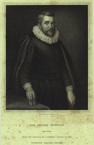 Item #59-0700 Sir Henry Wotton, obit. 1639. J. after Jansen Cochran.