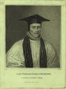 Item #59-0706 John Warner, Bishop of Rochester. Harding