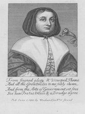 Item #59-0733 Portrait of Puritan Woman. William Richardson, publisher