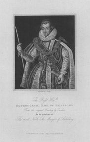 Item #59-0797 Robert Cecil, First Earl of Salisbury. T. after Zucchero Bragg.