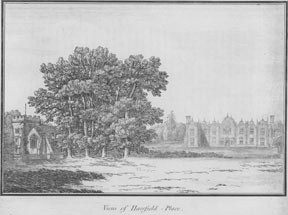 Item #59-0928 View of Harefield Place. T. Cadell Jr., W. Davies, London.