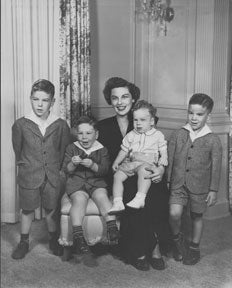 Item #59-1091 Mother and Four Boys. Anonymous