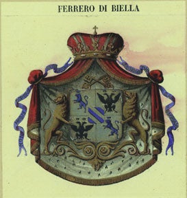 Ferrero di Biella, Camera, or Cittario - Ferrero Di Biella Family Coat of Arms