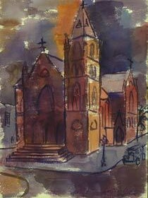 Item #59-1192 Church in Oakland. Doris Miller Johnson
