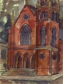 Item #59-1200 Church in Oakland. Doris Miller Johnson