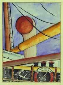 Item #59-1201 Cruise Ship. Doris Miller Johnson