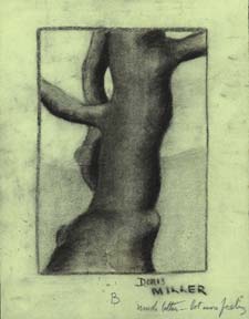 Item #59-1221 Collection of Charcoal Drawings. Doris Miller Johnson.