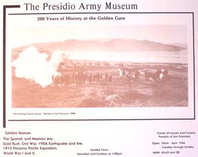 Item #59-1267 200 Years of History at the Golden Gate. Presidio Army Museum