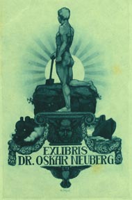 Falke, R. - Ex Libris Dr. Oskar Neuberg