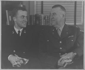 Item #59-1324 Two Military Men. Anonymous