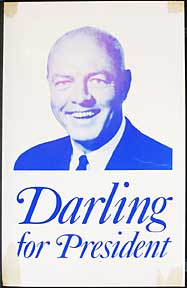 Item #59-1334 Darling for President. Darling.