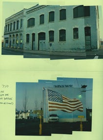Item #59-1364 Building at 6th and Burnside and Flag Mural, Portland, Ore. Levi Strauss, Co, Calif...