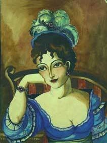 Item #59-1427 Countess Pauline Cagnetti, Il Penseroso. Allen Bennett, a. k a. Allen Pencovic