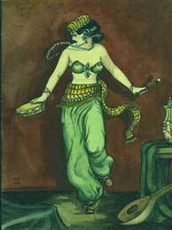 Item #59-1429 Odalisque. Allen Bennett, a. k a. Allen Pencovic