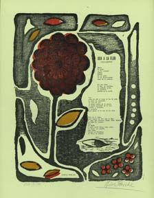 Item #59-1532 Oda a la Flor (Fragmento de Pablo Neruda). Tina Borche