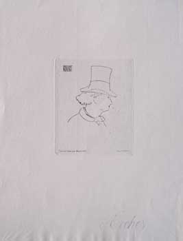 Manet, Edouard - Baudelaire de Profil En Chapeau. II. Charles Baudelaire in Profile. II