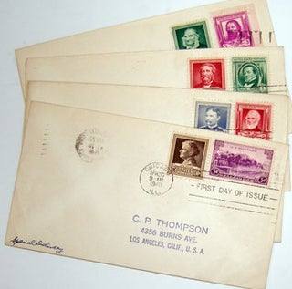 Item #59-3061 Famous American Series. (First Day Covers - The Scientists' Group). John James...