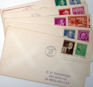 Item #59-3067 Famous American Series. (First Day Covers - The Scientists' Group) Eli Whitney,...