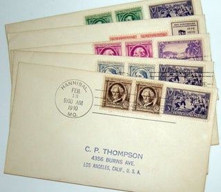 Item #59-3070 Famous American Series. (First Day Covers - Authors' Group). Washington Irving,...