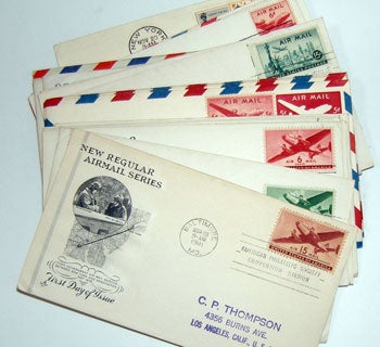 Item #59-3075 Collection of U.S. Air Post First Day Covers. United States Postal Service.