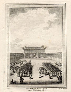Item #59-3094 Audience de Conge (China). Jan van der Schley.