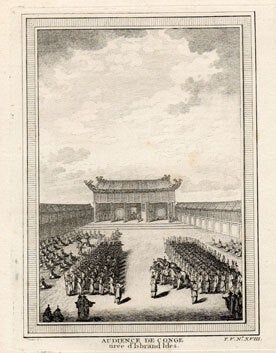 Item #59-3094 Audience de Conge (China). Jan van der Schley