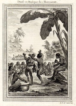 Item #59-3112 Danse et Musique des Hottentots. Tardieu famille