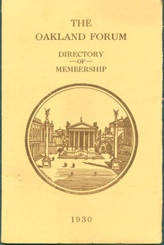 Item #59-3184 Directory of Membership. The Oakland Forum of the California League of Woman Voters