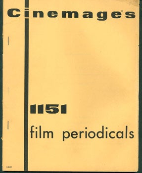 Item #59-3251 Cinemages: 1151 film periodicals. Gideon Bachmann