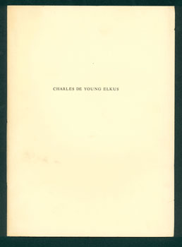 Item #59-3263 In Memory of Charles De Young Elkus. A Gathering of Family and Friends. Grabhorn Press