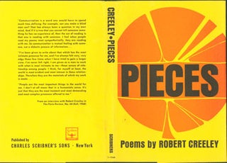 Item #59-3304 Dust Jacket for Pieces. Robert Creeley