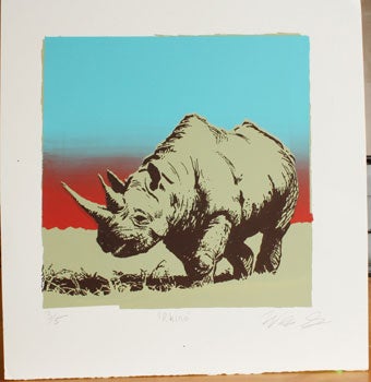 Item #59-3325 Rhino. Wesley Gibson.