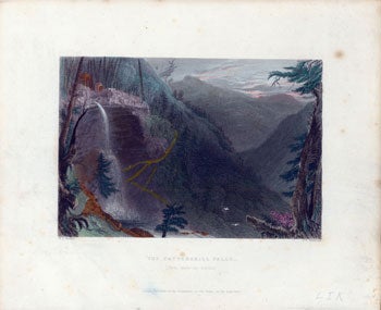 Bartlett, William H., artist; J. T. Willmore, engraver - The Catterskill Falls. (from Above the Ravine. )