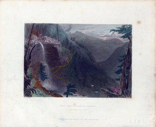 Item #59-3574 The Catterskill Falls. (From above the ravine.). William H. Bartlett, artist,...