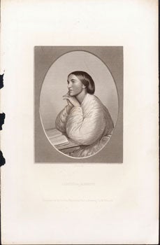 Item #59-3577 Christina Rossetti. Dante G. Rossetti, artist, engraver F. E. Jones