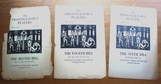 Item #59-3587 The Provincetown Players: Eighth Season, 1921-22. The Second Bill, Dec. 5th - Dec....