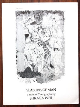 Item #59-3608 Exhibit poster for Seasons of Man, a suite of 7 serigraphs. Shraga Weil