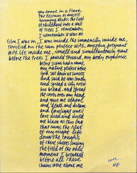 Item #59-3621 You evoke in a flash. Jack Hirschman