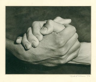 Item #59-3956 [Black and white photograph of clasped hands]. Mark L. Haberman