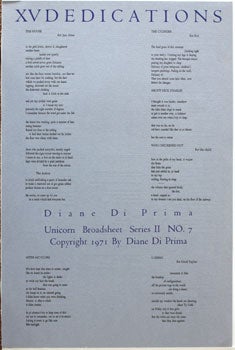 Di Prima, Diane - XV Dedications