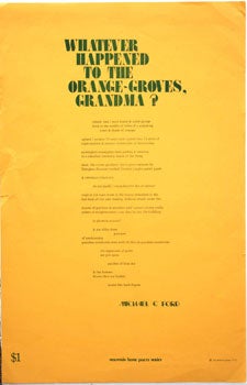 Item #59-3996 Whatever Happened to the Orange-Groves, Grandma? Michael C. Ford