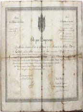 Item #59-4099 De Par l'Empereur. Ministrie de la Marine et les Colonies