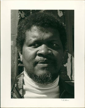 Item #59-4108 Photo portrait of Ishmael Reed. Ishmael Reed, Christopher Felver, photo.