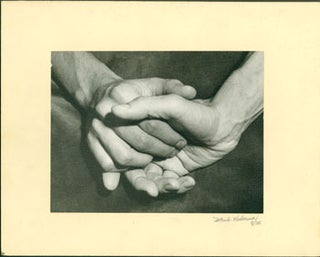 Item #59-4109 [Black and white photograph of clasped hands]. Mark L. Haberman